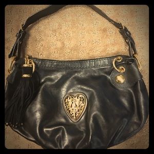 Gucci Black Leather Purse