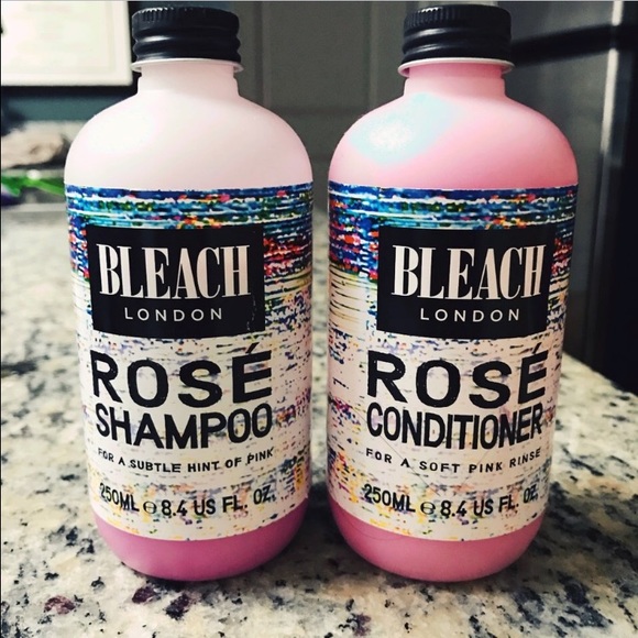 Bleach London Rosé shampoo and conditioner