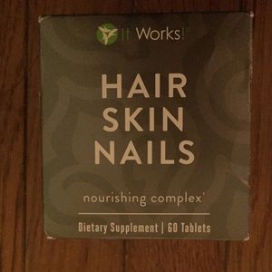 It works hair skin and nails