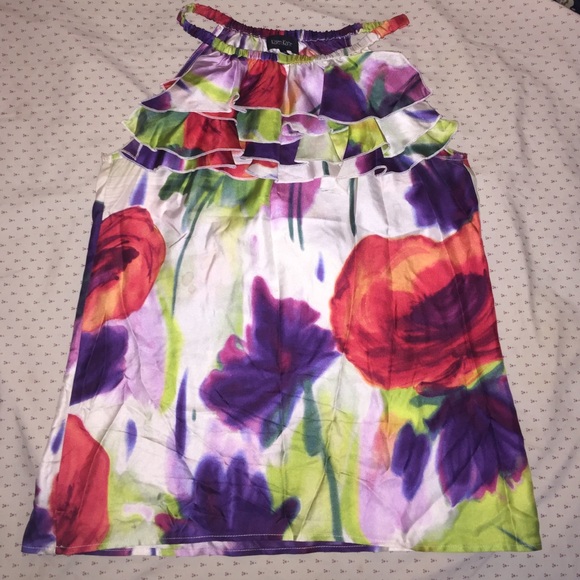 Karen Kane Watercolor Top Sz S