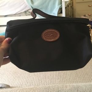 Authentic longchamp pouch
