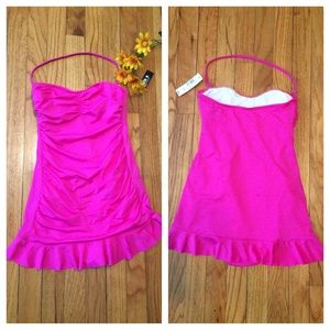 👙Pink skirt bathing suit 👙