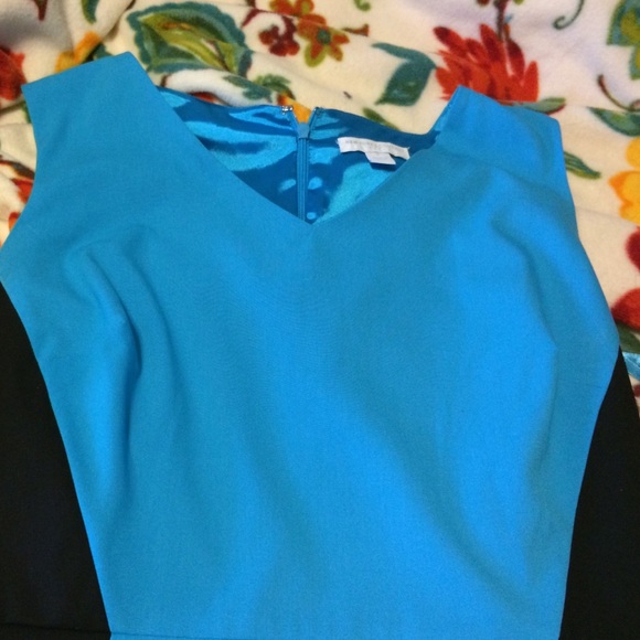 Blue black sleeveless dress - Picture 2 of 4