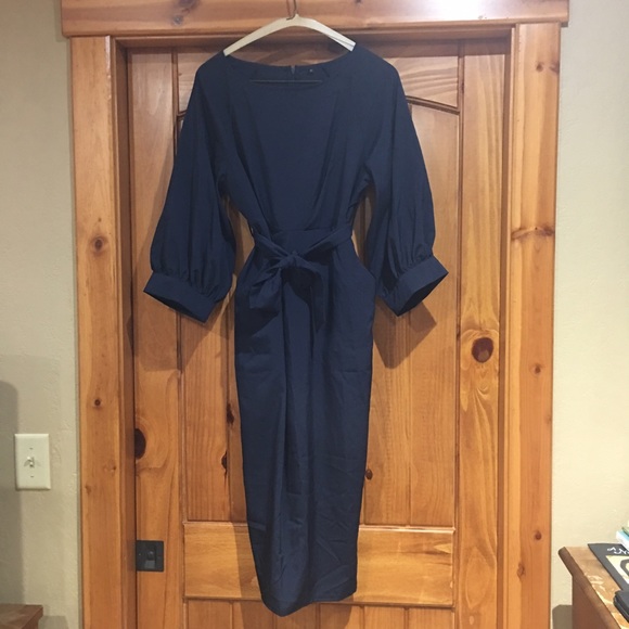 Navy blue dress
