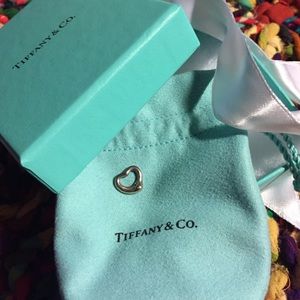 Tiffany and Co sterling silver heart charm