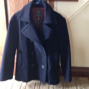 Wool navy Pea Coat