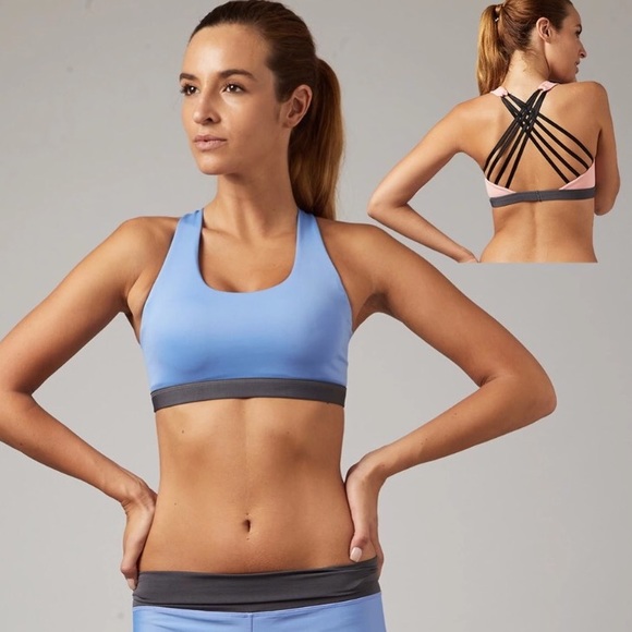 Pink Sexy String Back Sports Bra - Picture 4 of 4