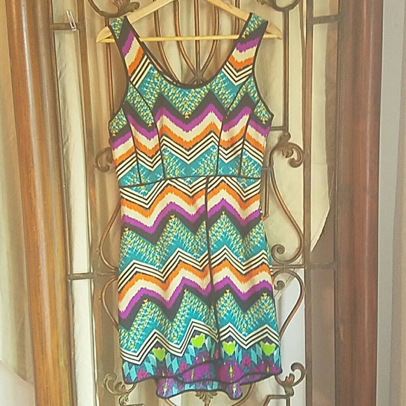Multi-colored dress