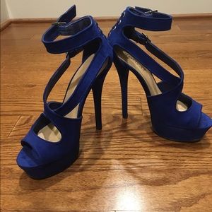 ShoeDazzle Ultrahigh Stiletto Platform Sandals