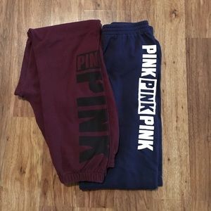 2 Victoria Secret Pink Sweatpants