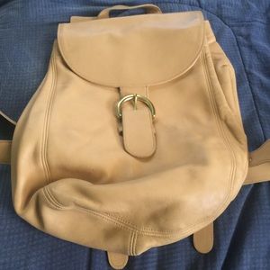 Classic Cream Coach Backpack