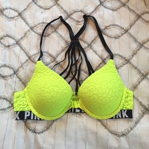 Neon Yellow VS PINK Bra