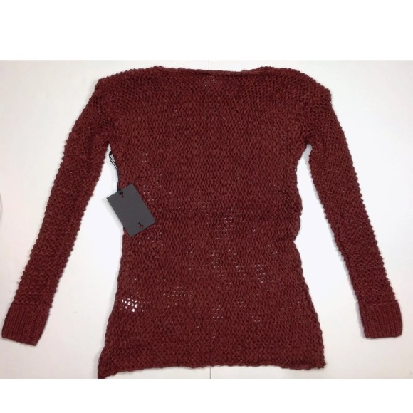 NWT Small UNIF Rust Tunic Knit Sweater - Picture 4 of 4