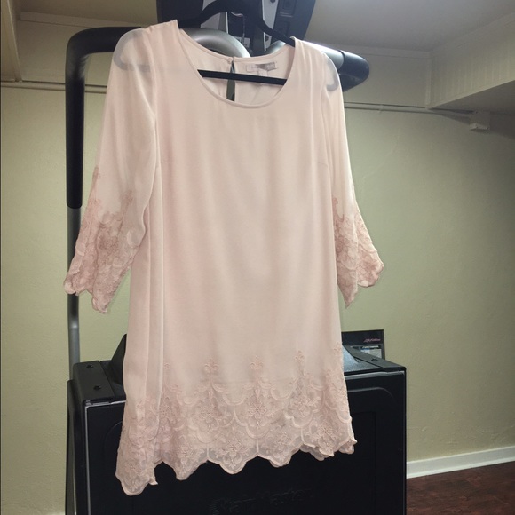Blush colored dress