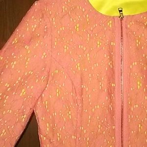 CLOSET CLOSING Lace Peplum Jacket/Top