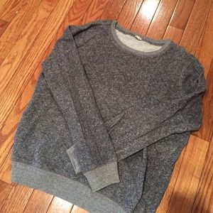 J. crew quilted sweatshirt size M