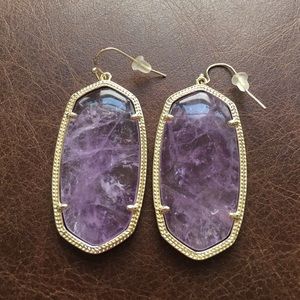 Purple And gold Kendra Scott Danielle