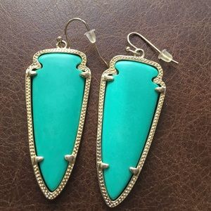 Teal skylar kendra Scott earrings