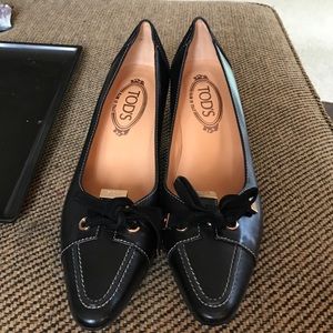 Tod's Shoes - Tod's Kitten Heel Pumps Tod's Shoes - Tod's Kitten Heel Pumps