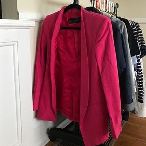 Zara Blazer in Hot Pink