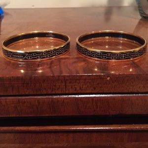 Hermes enamel bracelets