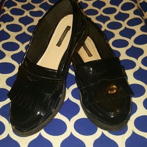 Patent Leather Penny Loafers