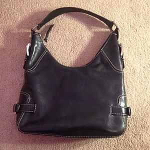 Michael Kors Black Leather Bag.