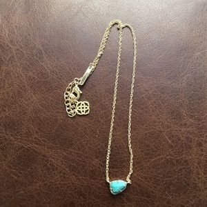 teal kendra Scott necklace