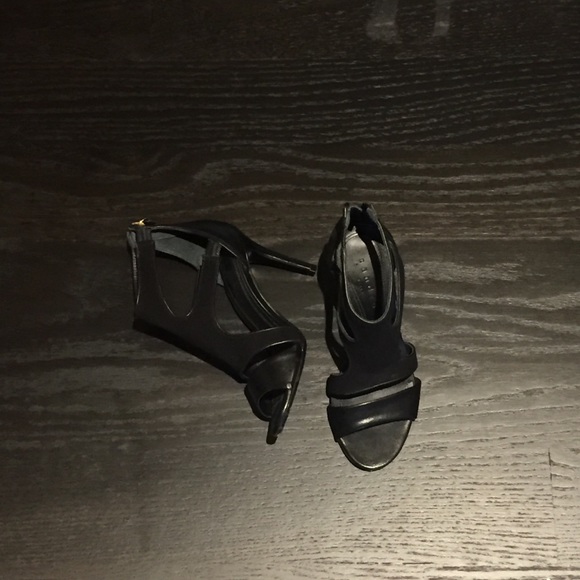 Sandro Agate Suade with Leather Trim Sandal - Picture 2 of 3