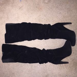Black Suede Boots