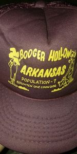 Vintage New Booger Hollow Arkansas Trucker Hat