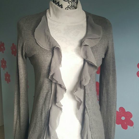 Hollister Ruffled Cardigan