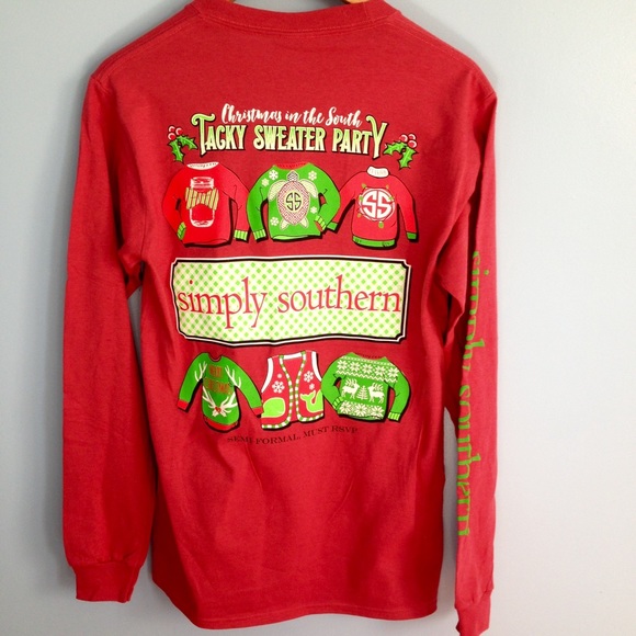 Long Sleeve Christmas Simply Southern Shirt Long Sleeve Christmas Simply Southern Shirt