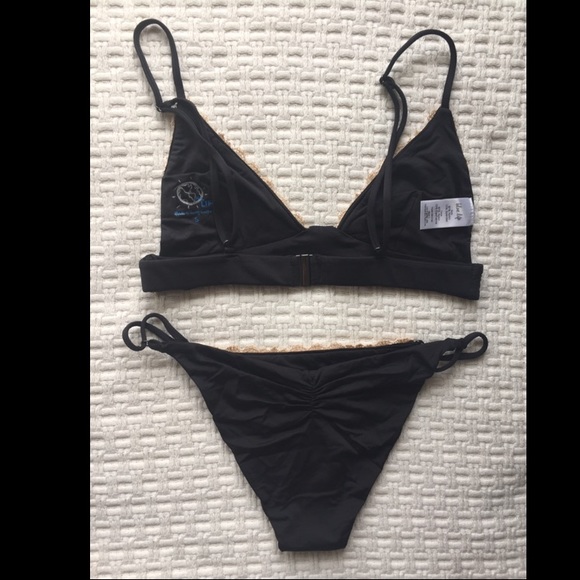 Blue life planet ECLIPSE crochet bikini set S XS 2 - Picture 7 of 7