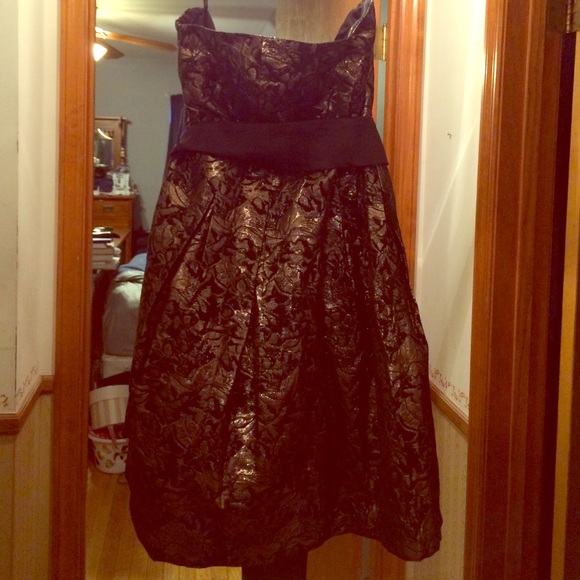 City Chic Black and Gold NWT dress size L/20