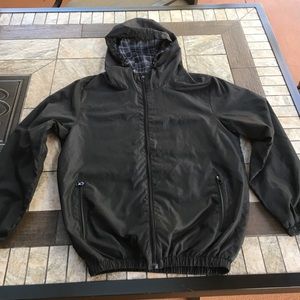 Men's Black Windbreaker