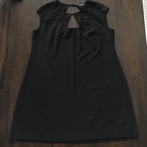 City Chic (Plus Size) Black Dress w/ Shear Inserts