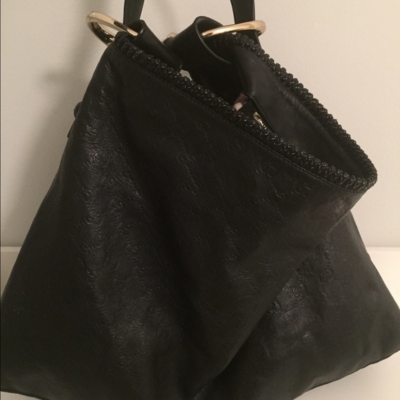 🚫🚫SOLD🚫🚫Black Gucci leather large hobo