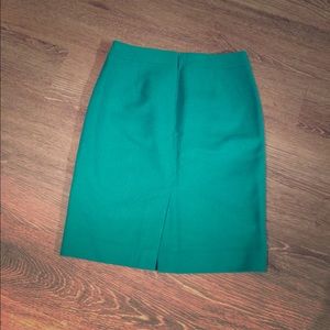 J.Crew pencil skirt+shirt