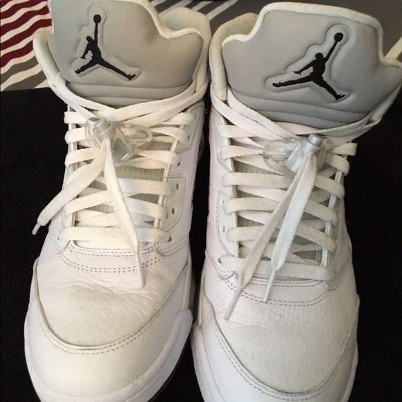 Jordan Retro 5 White Metallics