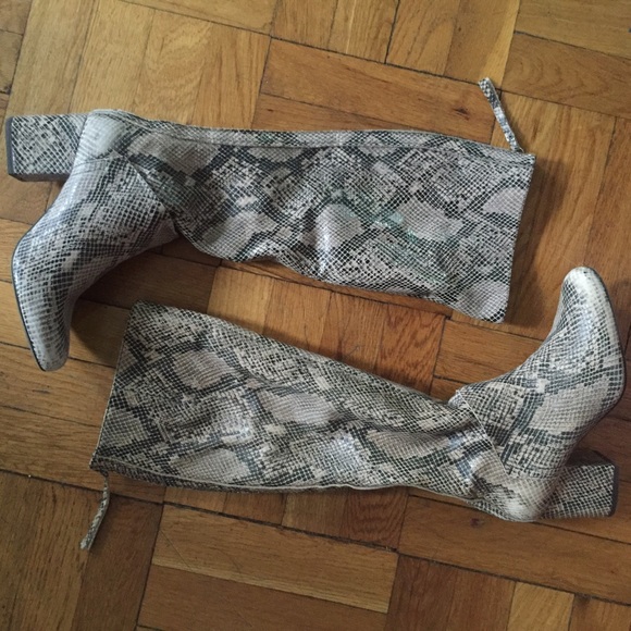 Snake Skin Boots