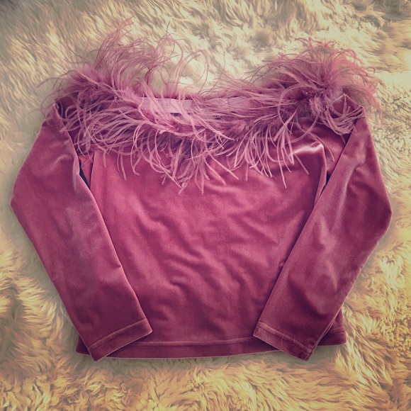 Cachet & CO  Velvet Evening Top