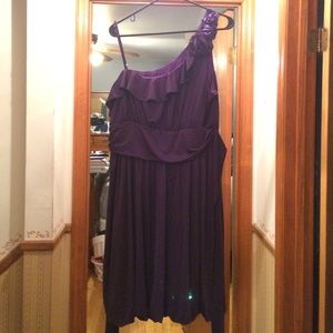 3X NWT Speechless Asymmetrical Purple Dress