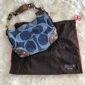 Denim Coach Handbag