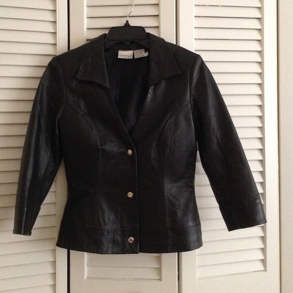 Leather jacket