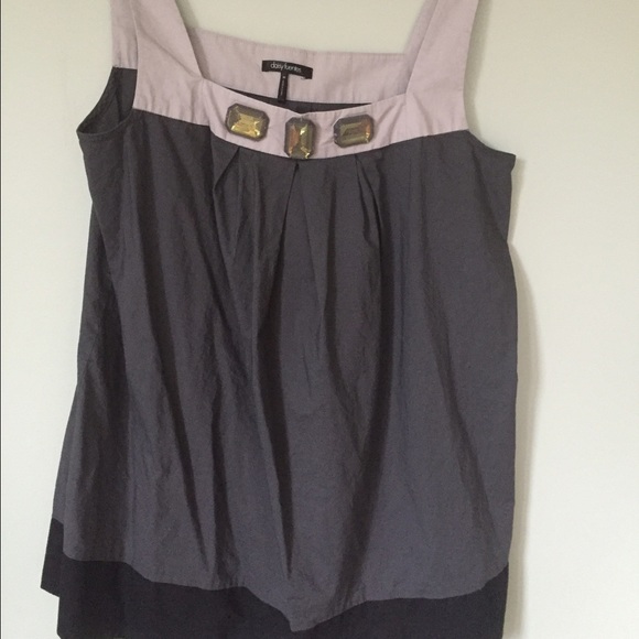 Daisy Fuentes Sequined Tank