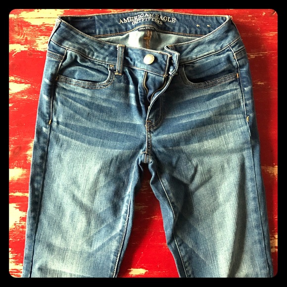 American Eagle super stretch hedging size 4