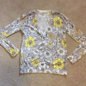 Old navy floral cardigan