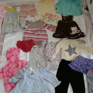 SOLD !   Girl clothing size 18 m to 2t