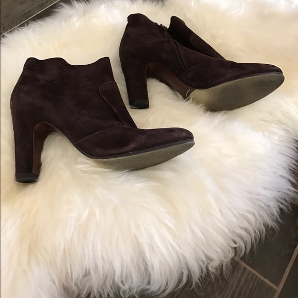 Sam Edelman chocolate suede booties
